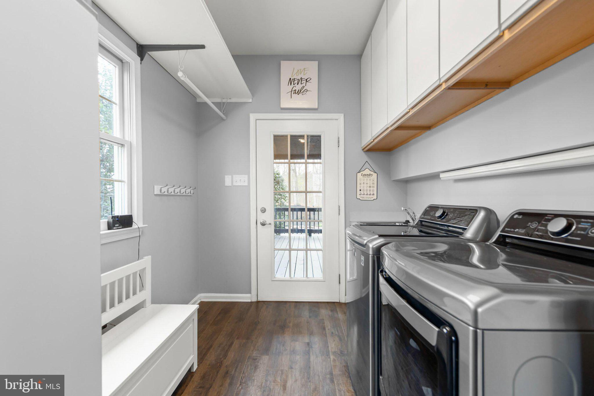 448 Adams Road Winchester, VA 22603 - Photo 19 of 96 Bright and functional laundry space.