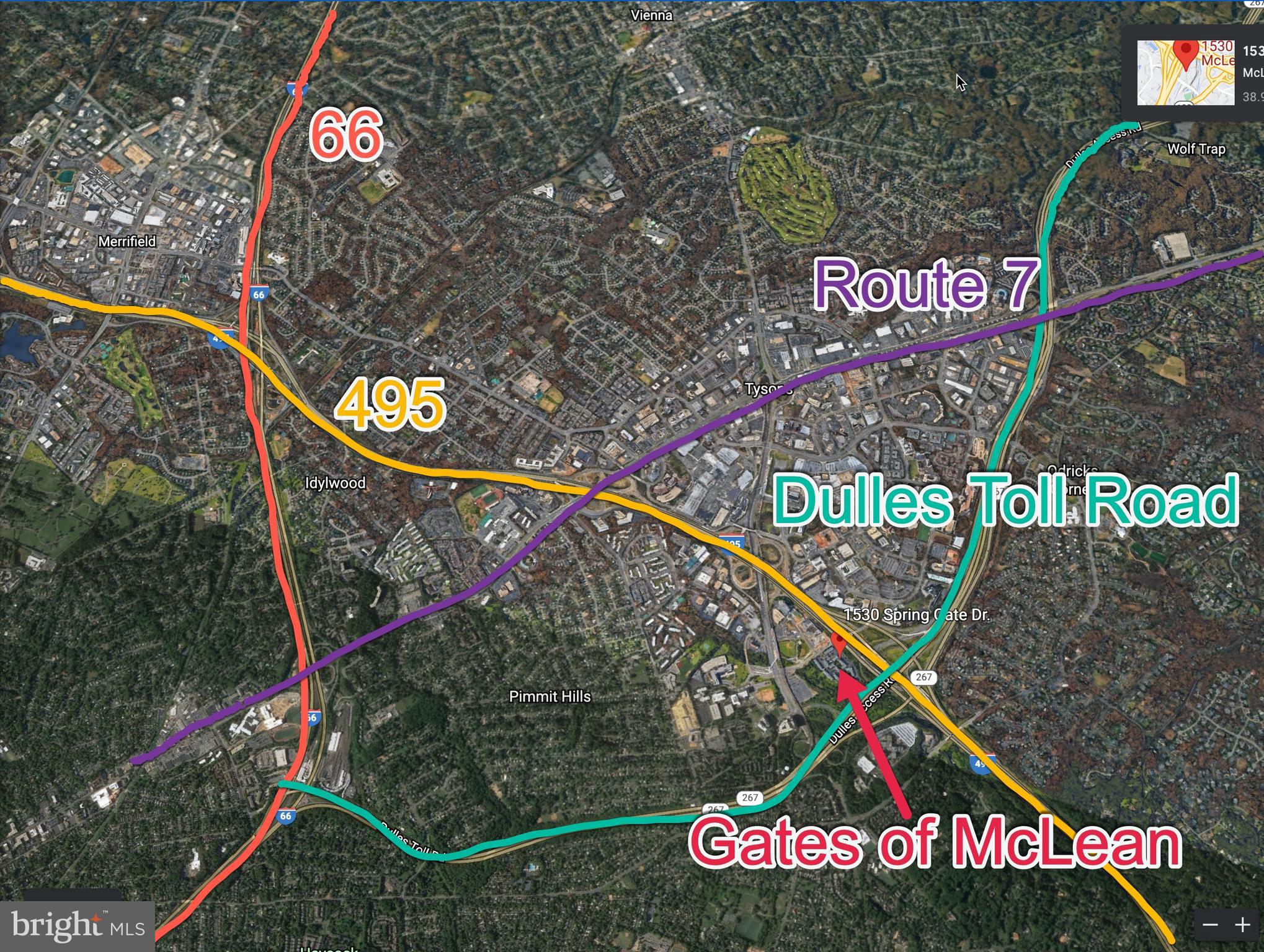 1530 Spring Gate Dr., Unit 9304 McLean, VA 22102 - Photo 60 of 72 Commuter Options