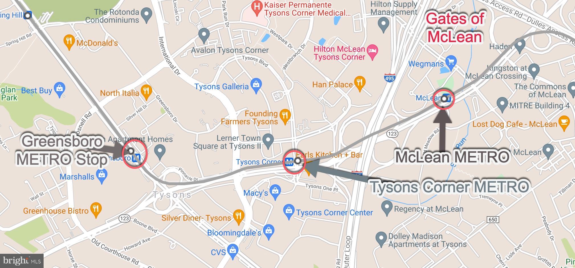 1530 Spring Gate Dr., Unit 9304 McLean, VA 22102 - Photo 67 of 72 Metro Options