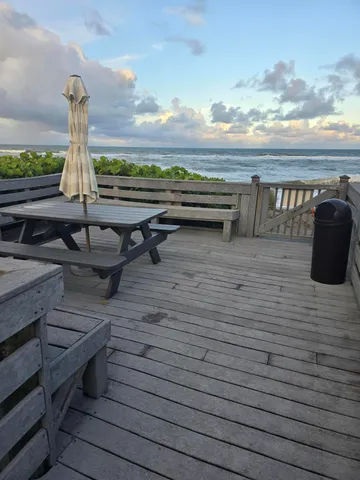 a view of building from balcony