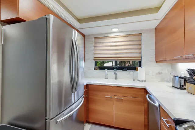 a kitchen with a stove and a microwave