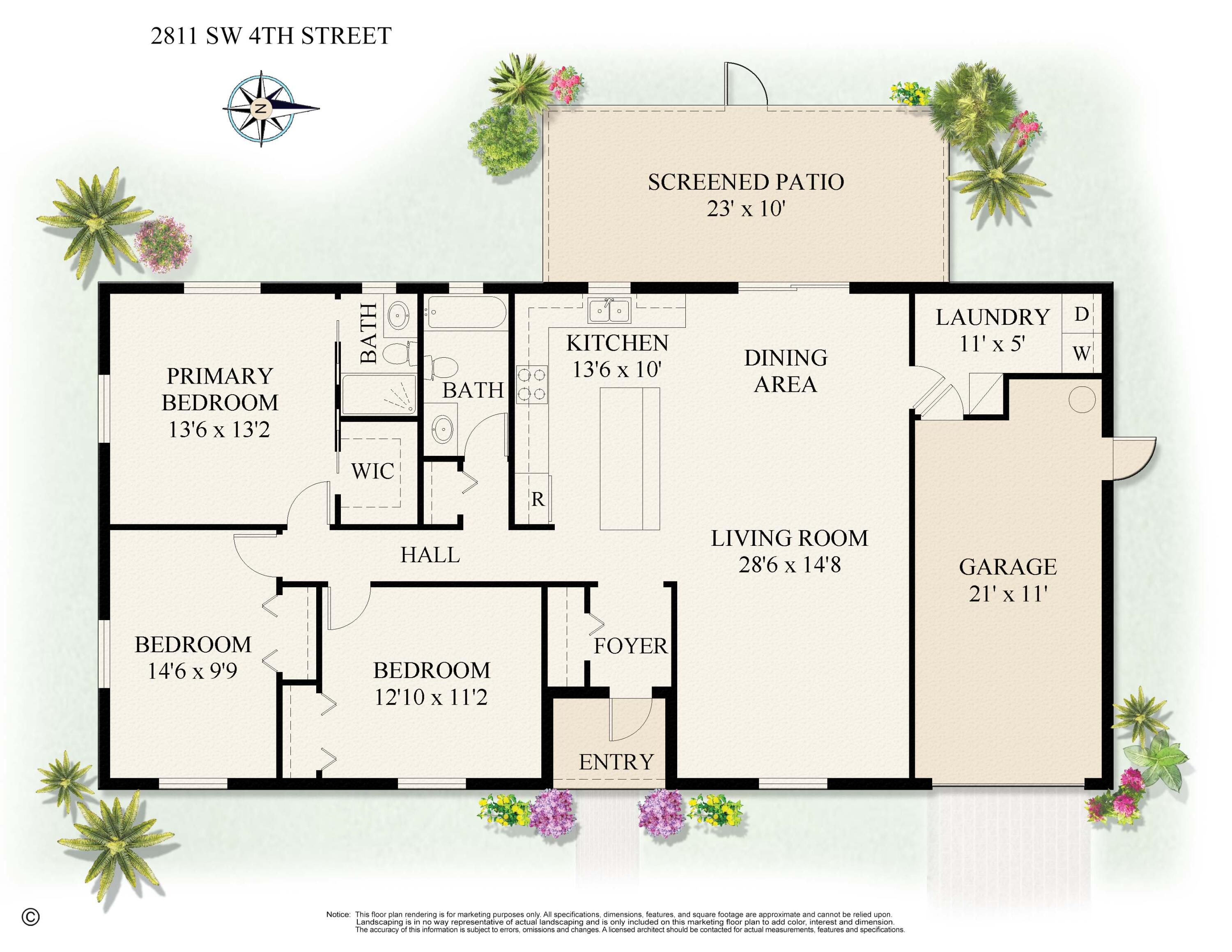 2811 Southwest 4th Street Boynton Beach, FL 33435 - Photo 22 of 22 2811 SW 4th St_Floor Plan