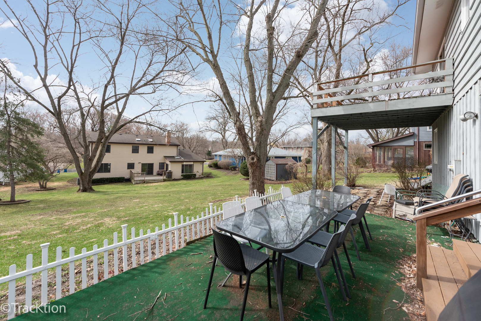 249 Surrey Road Bartlett, IL 60103 - Photo 22 of 28 a view of an outdoor space with furniture and garden