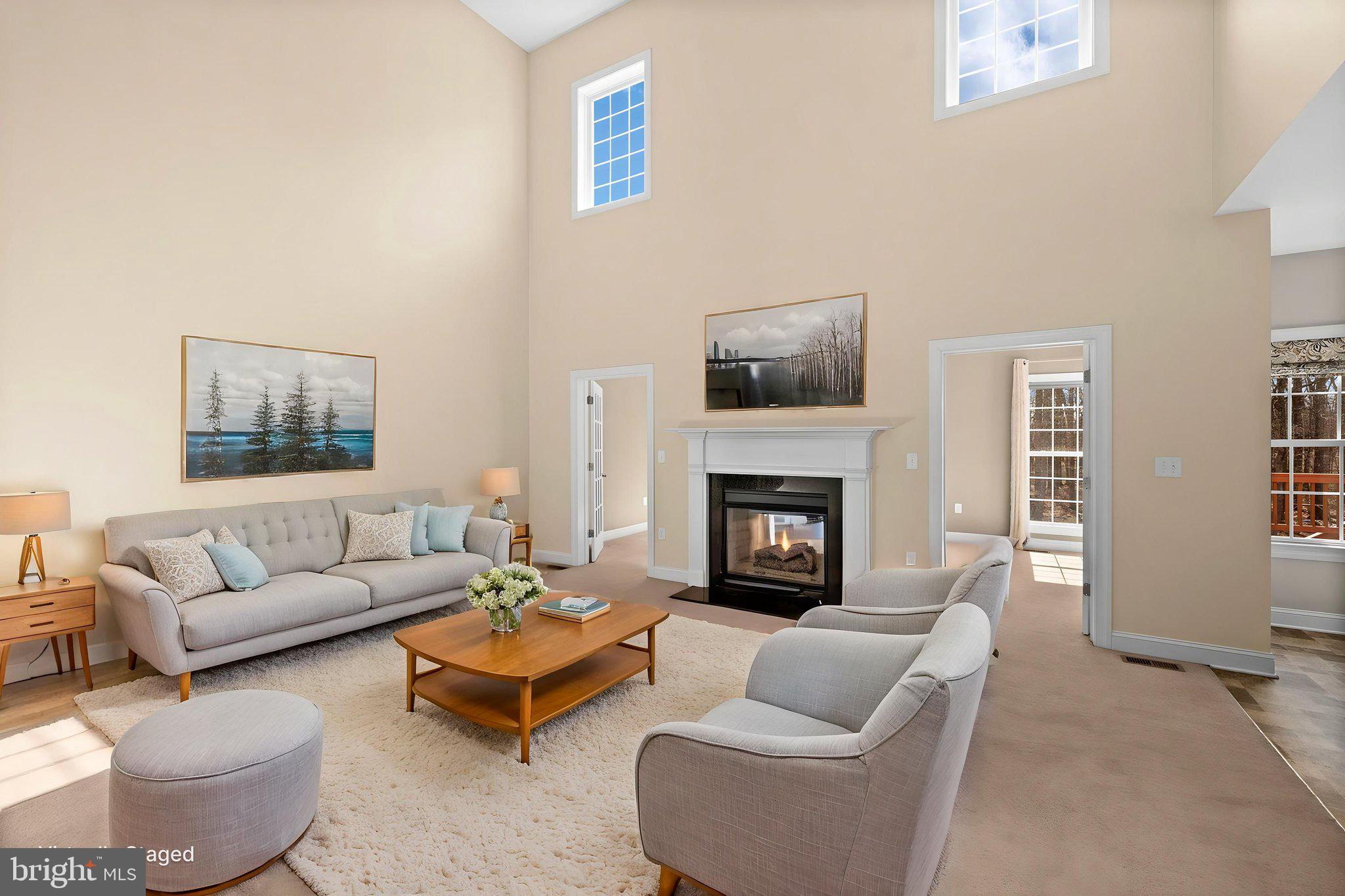 240 Poplar Road Fredericksburg, VA 22406 - Photo 24 of 77 a living room with furniture and a fireplace