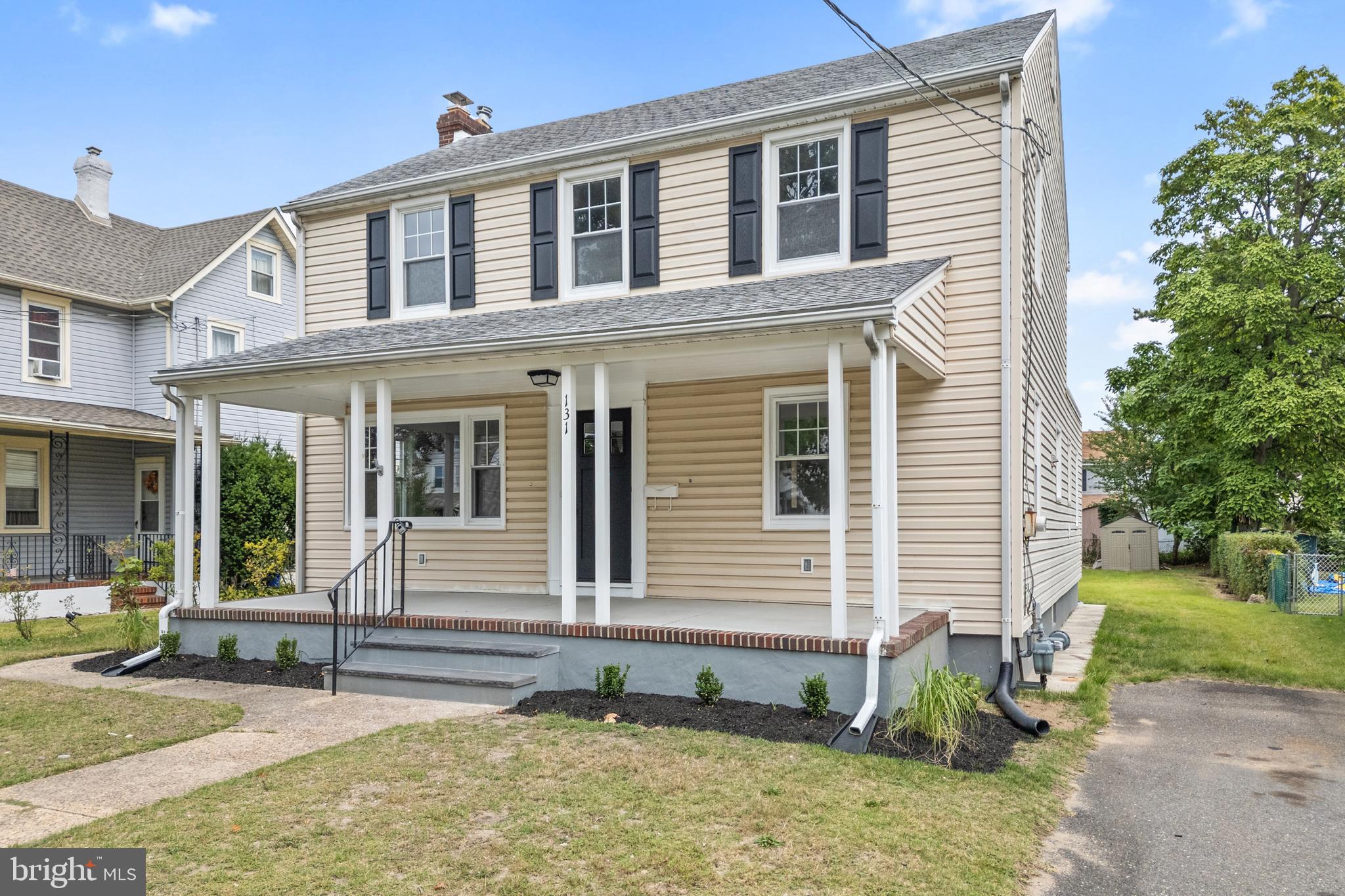 131 Lippincott Avenue Riverside, NJ 08075 - Photo 2 of 34 a front view of a house with garden
