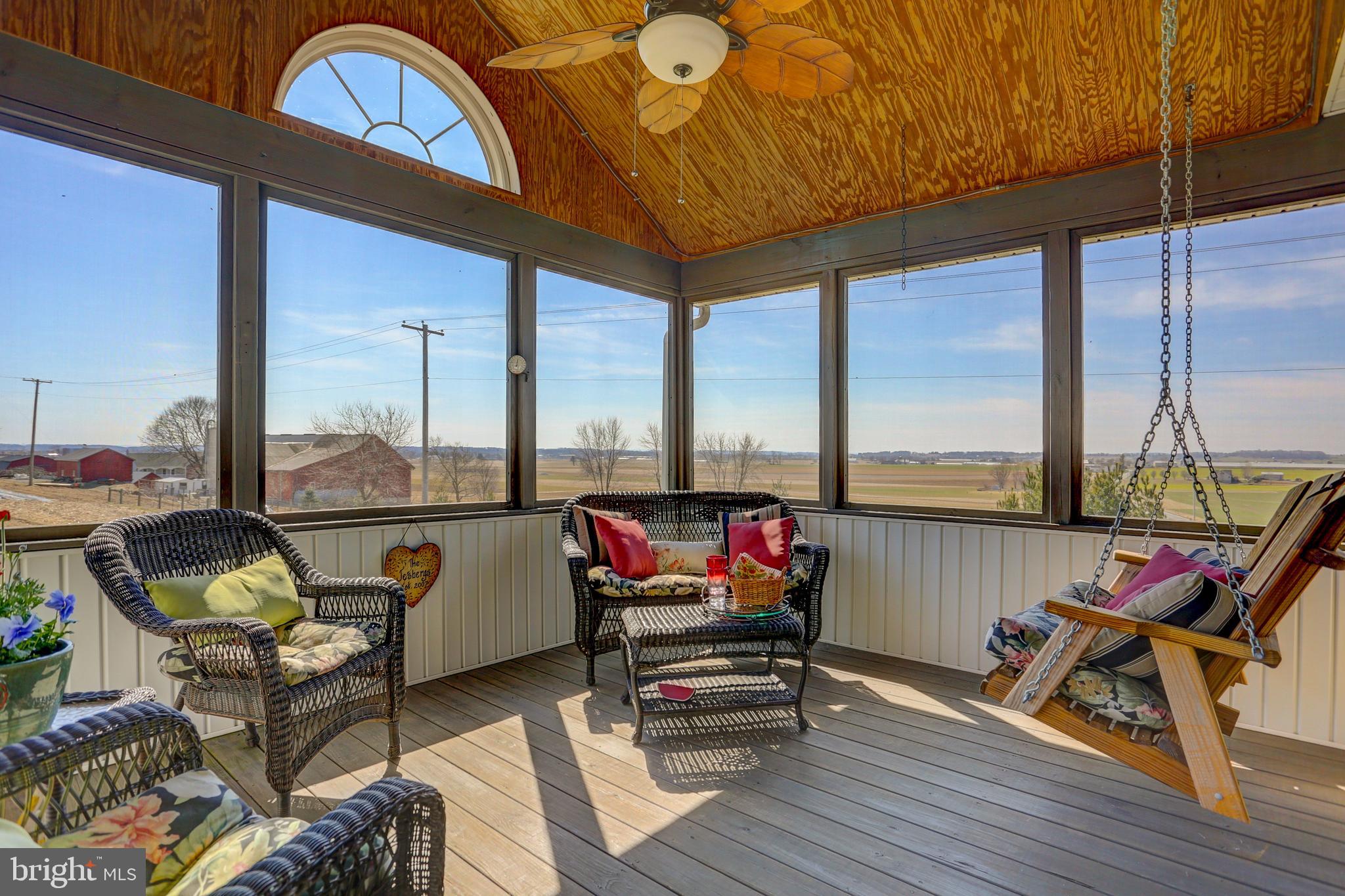 406 West Lexington Road Lititz, PA 17543 - Photo 9 of 46 Screen Porch w/Fantastic View