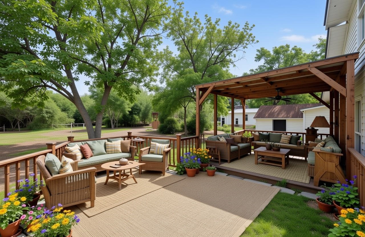 31730 Waller Tomball Road Waller, TX 77484 - Photo 43 of 50 Virtually staged deck