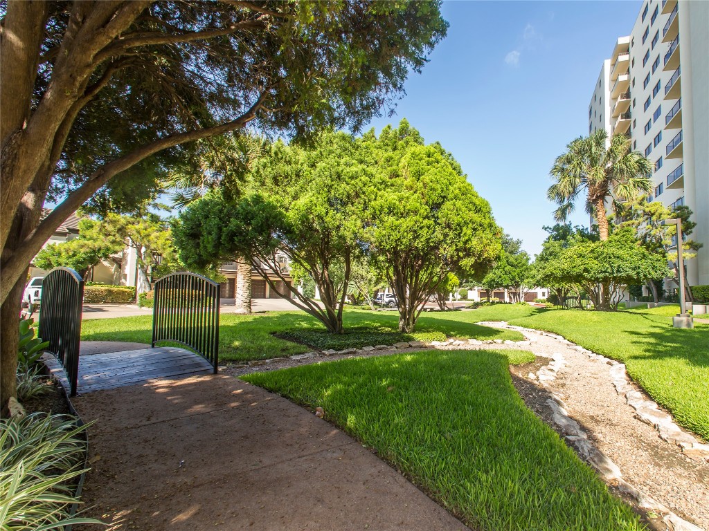 40 North Interstate Highway 35, Unit 2B2 Austin, TX 78701 - Photo 11 of 14 Discover a lush community with a charming park, inviting you to take leisurely walks and immerse yourself in nature's tranquility.