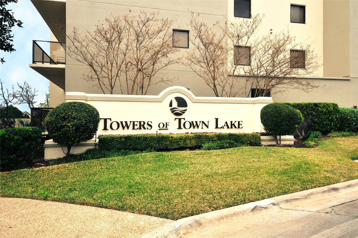 40 North Interstate Highway 35, Unit 2B2 Austin, TX 78701 - Photo 13 of 14 The Towers of Town Lake also includes a welcoming lounge area and concierge services. The lounge serves as a comfortable and social space for residents to gather, relax, and interact. The concierge services provide convenience and assistance, enhancing the overall living experience by offering support with various needs and inquiries.