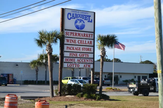 a sign on the side of a building