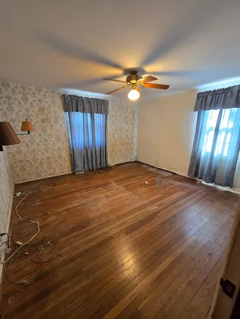 wooden floor in an empty room