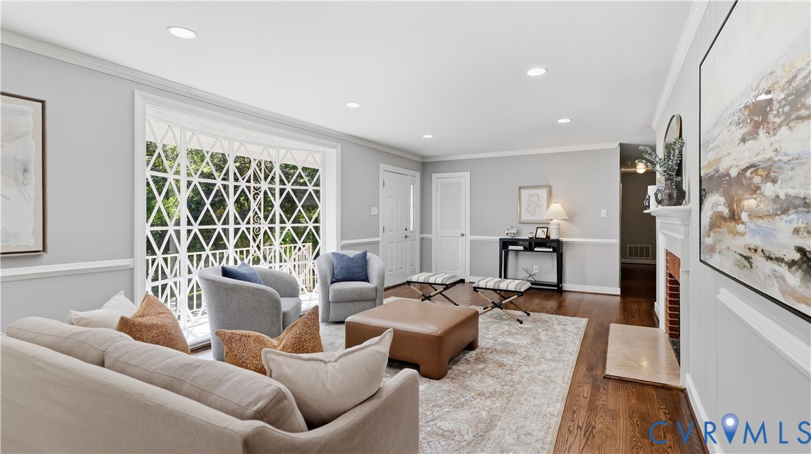 2301 Traymore Road North Chesterfield, VA 23235 - Photo 7 of 67 Recessed lighting, wood-finish flooring, white cro