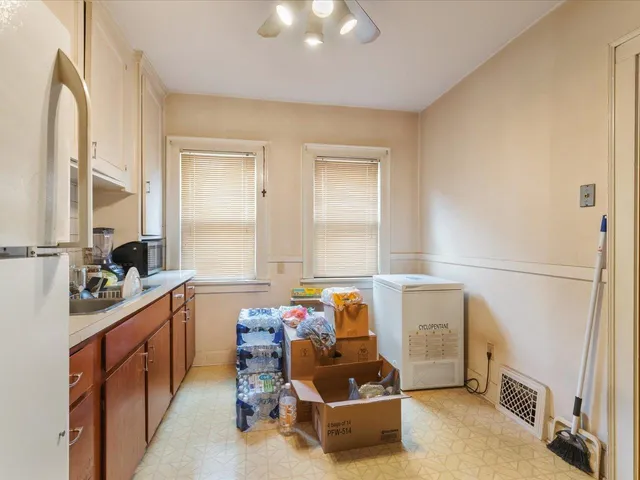 a room with furniture and a window