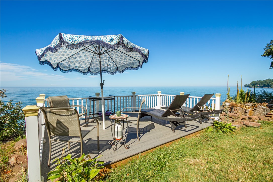 3079 Lake Road Williamson, NY 14589 - Photo 43 of 50 LAKE VIEW DECK TO ENJOY MILLION DOLLAR VIEWS & SUN