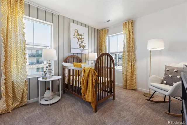 a room with furniture and a window