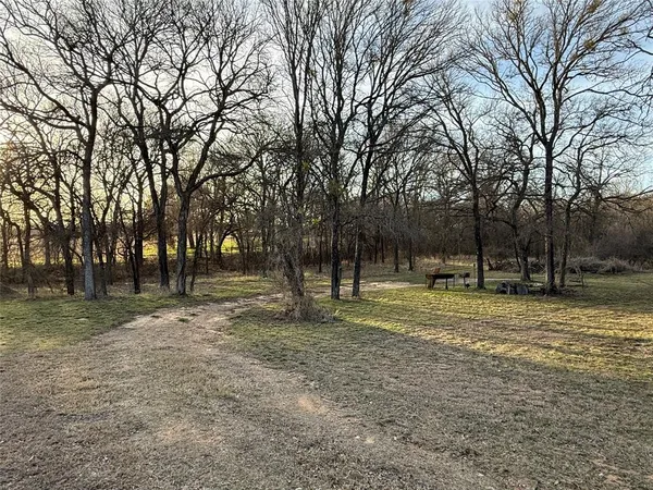 a view of yard covered with snow