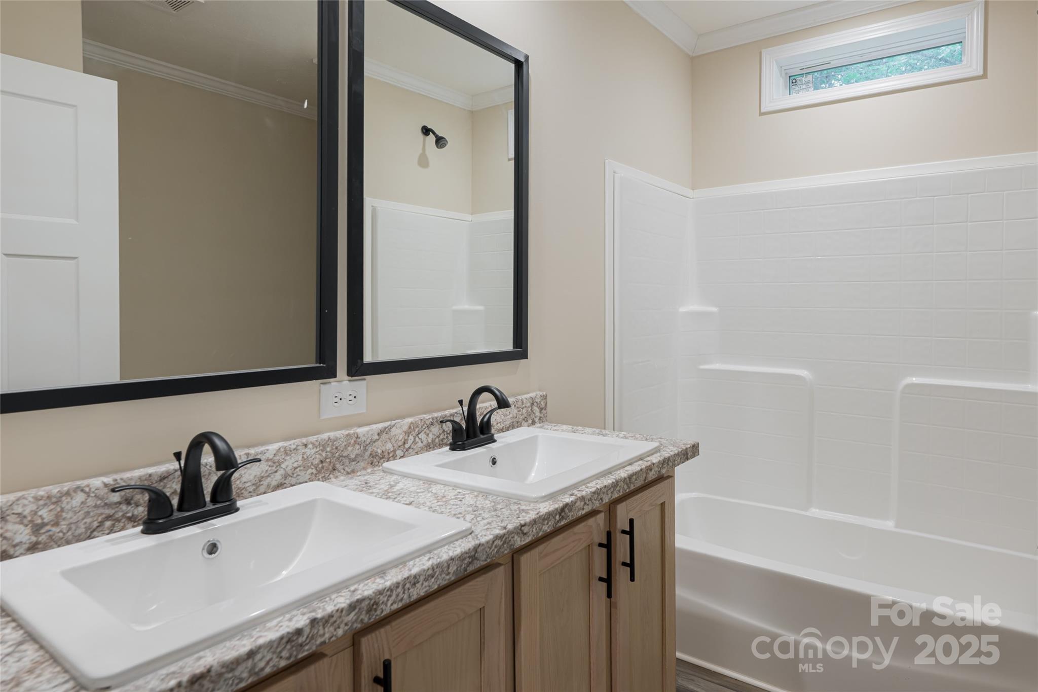 321 Flat Creek Road Black Mountain, NC 28711 - Photo 31 of 44 a bathroom with a sink and a mirror