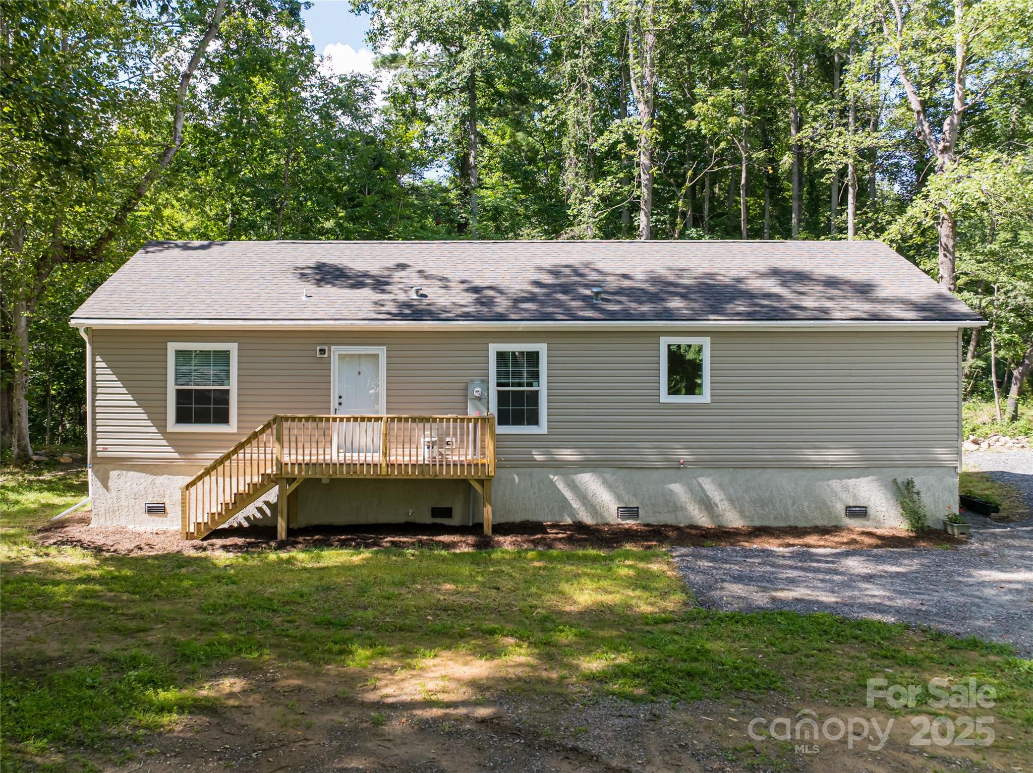 321 Flat Creek Road Black Mountain, NC 28711 - Photo 41 of 44 a view of a house with a yard pool and sitting area