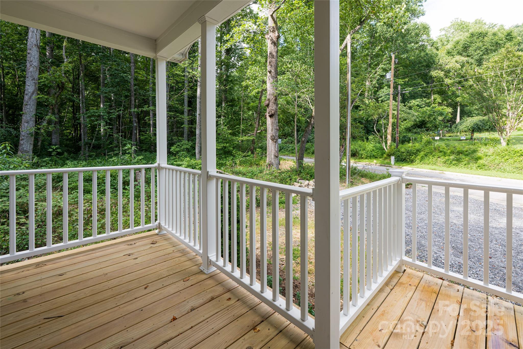 321 Flat Creek Road Black Mountain, NC 28711 - Photo 5 of 44 a view of balcony with deck