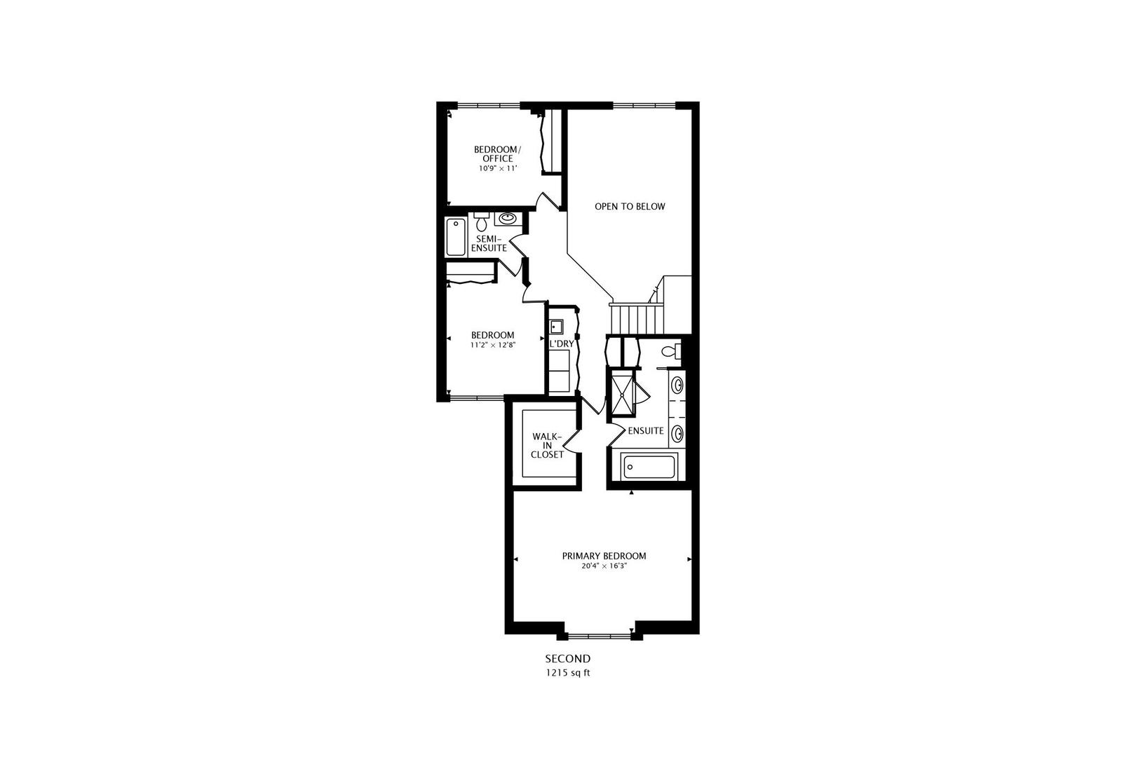 1415 Rue Paris Place Inverness, IL 60067 - Photo 35 of 35 a picture of floor plan