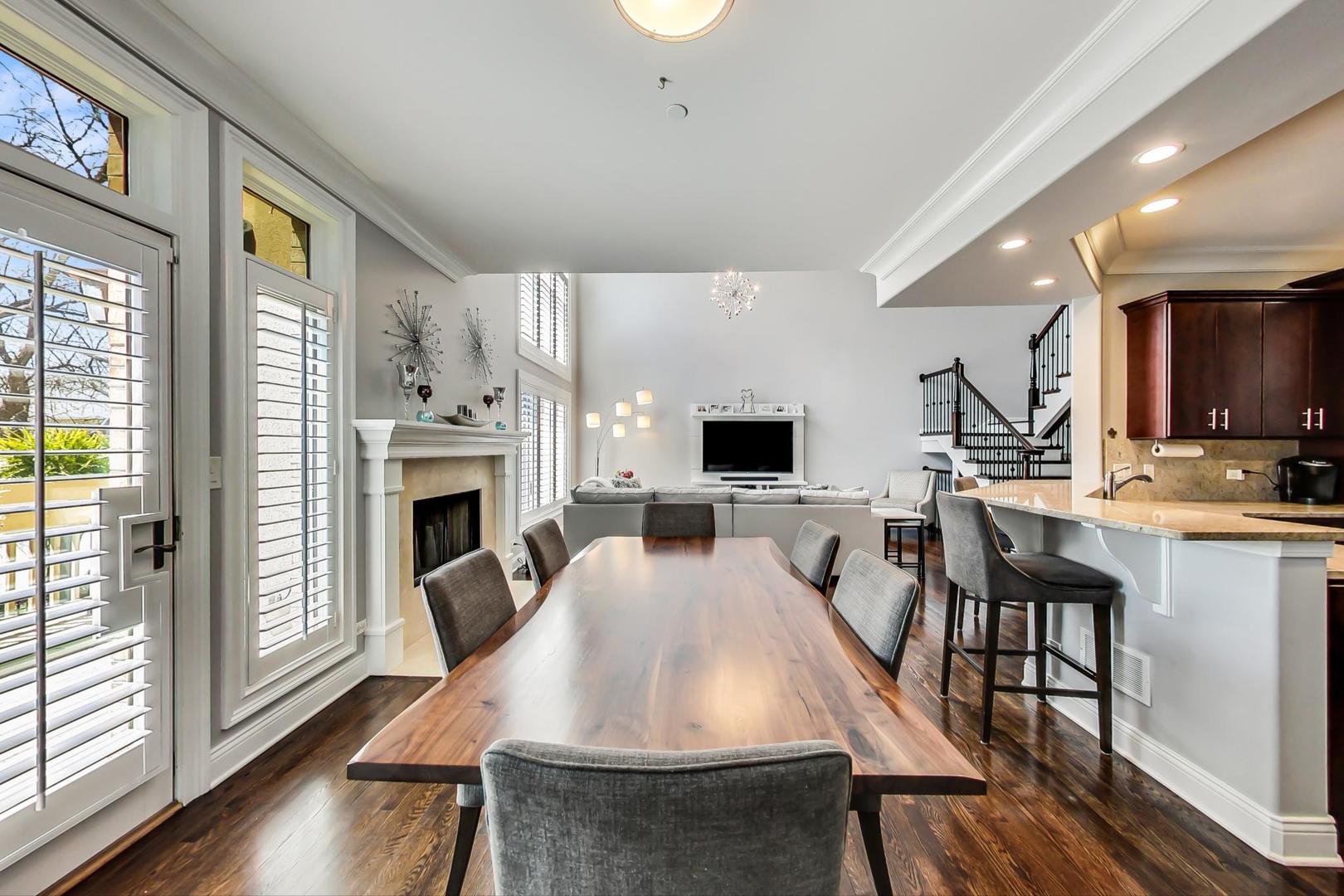 1415 Rue Paris Place Inverness, IL 60067 - Photo 9 of 35 a view of kitchen dining table and chairs