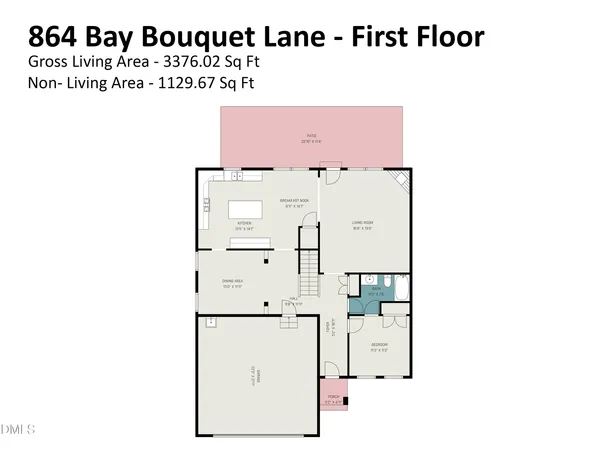 $775,000 | 864 Bay Bouquet Lane, Apex, NC 27523