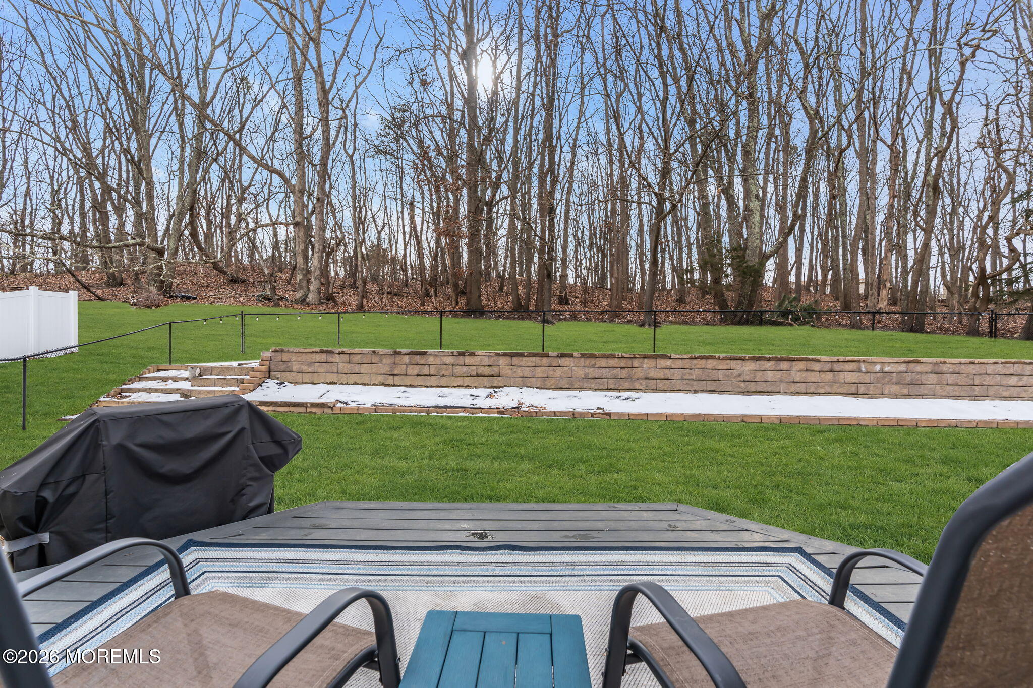 48 Newbury Road Howell, NJ 07731 - Photo 34 of 41 a view of backyard with trampoline