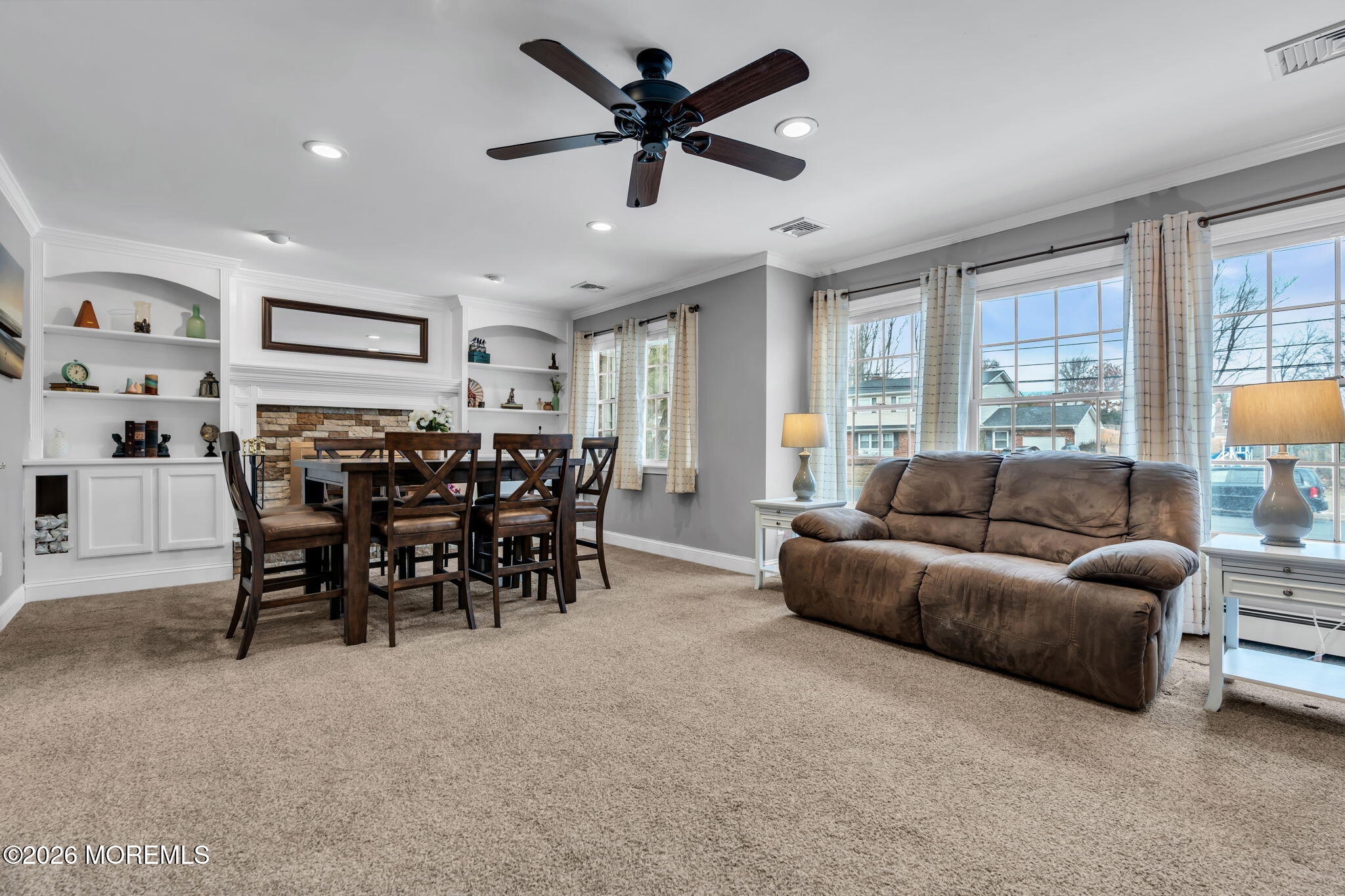 48 Newbury Road Howell, NJ 07731 - Photo 7 of 41 a living room with furniture and wooden floor