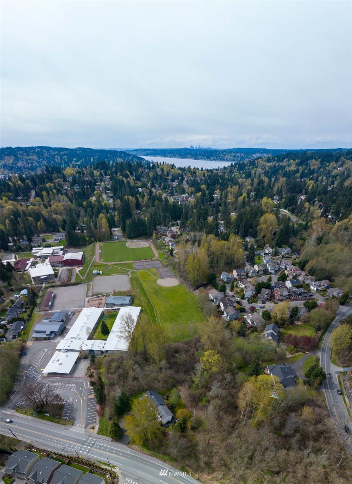 24121 Locust Way Bothell, WA 98021 - Photo 12 of 12 an aerial view of a houses with a yard
