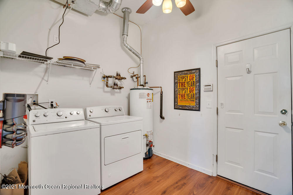51 Pancoast Road Waretown, NJ 08758 - Photo 25 of 29 a utility room with dryer and washer