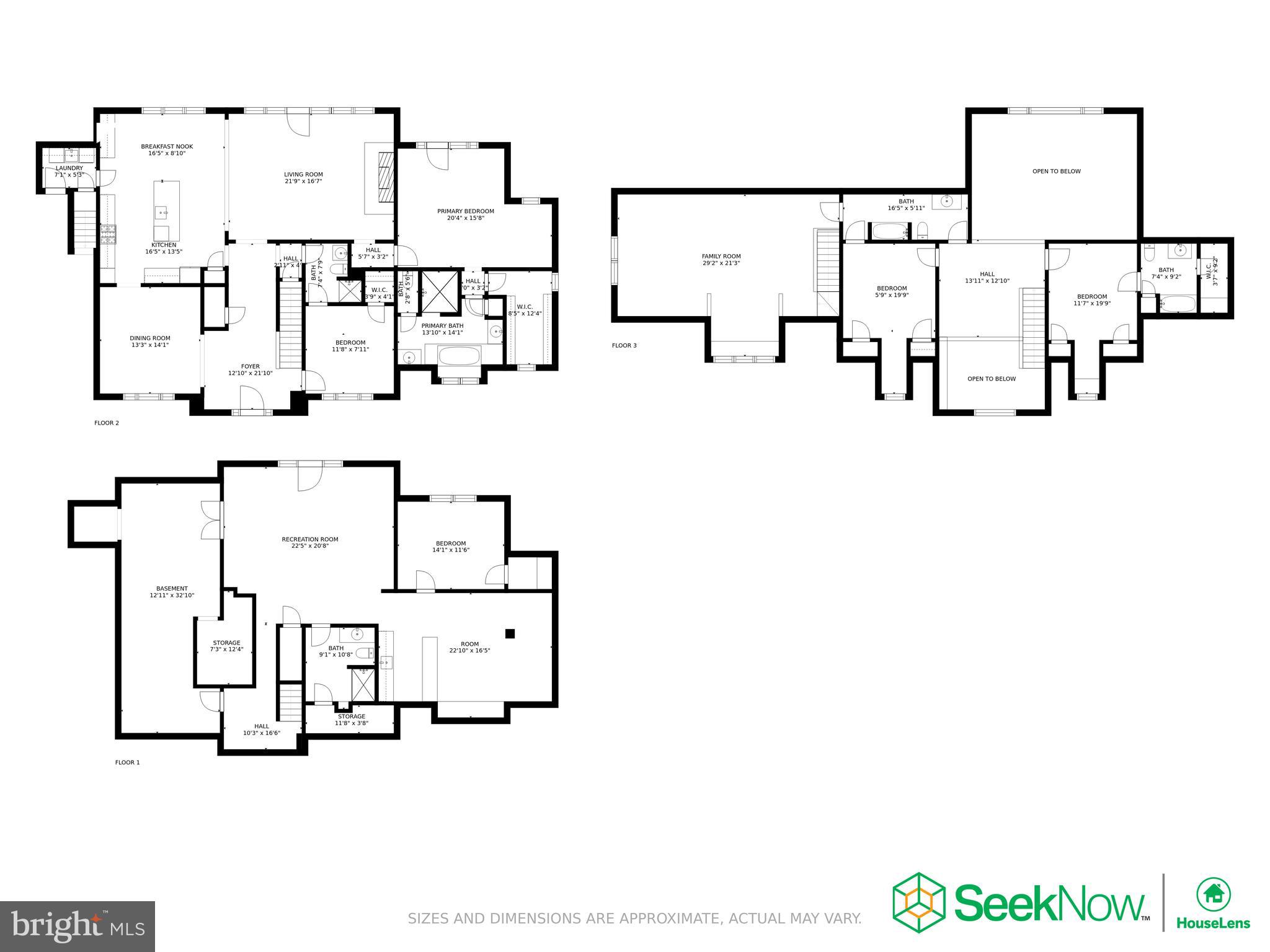 11504 Gambrill Park Road Frederick, MD 21702 - Photo 64 of 67 Floor plan all 3 levels