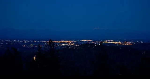 a view of city and lake