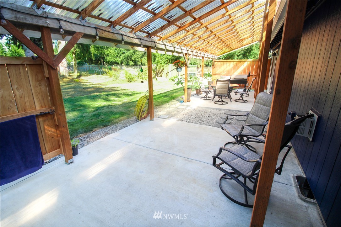 5432 188th Avenue Southwest Rochester, WA 98579 - Photo 22 of 31 a view of porch with seating space