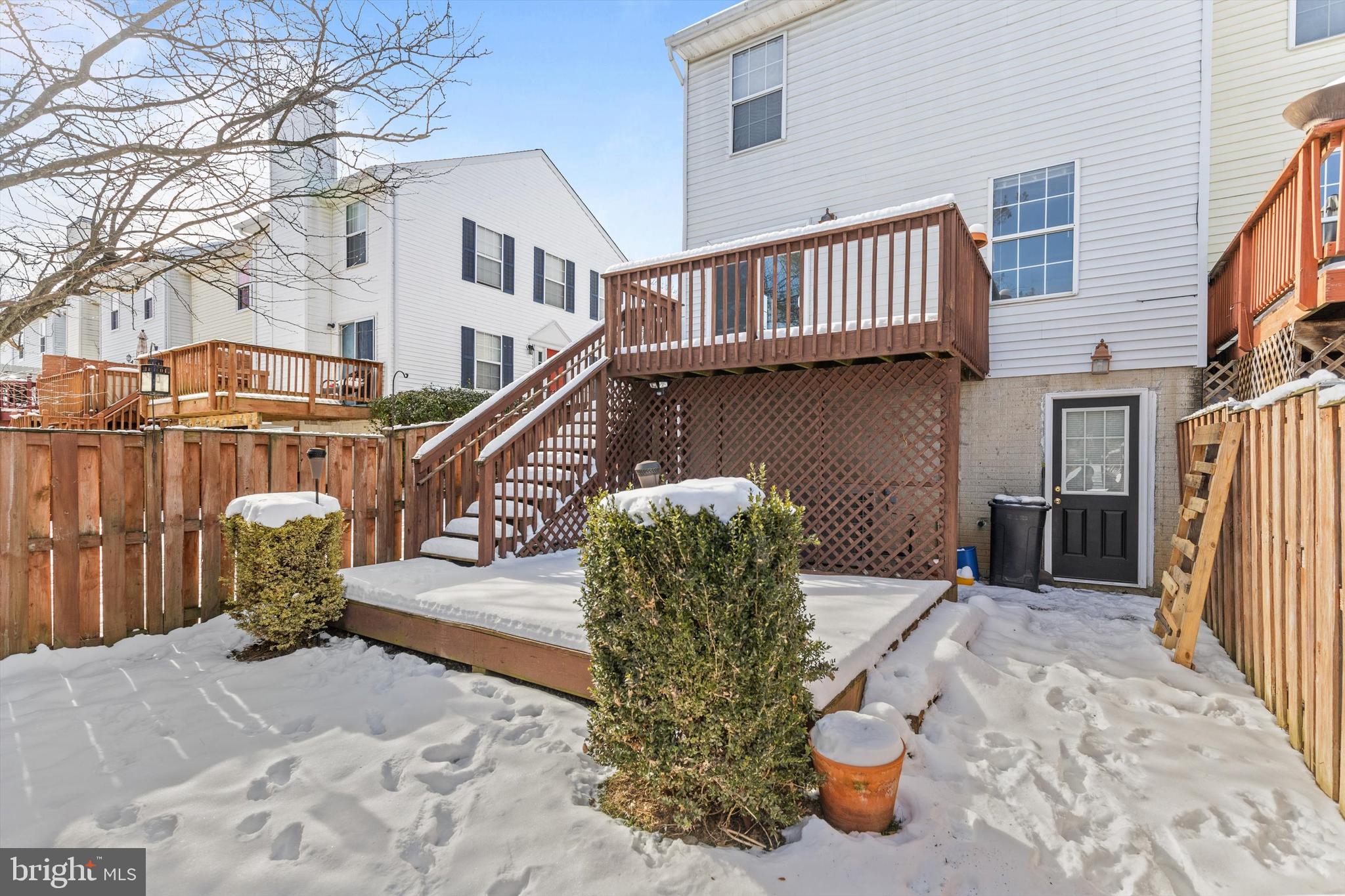 6733 Killdeer Court Frederick, MD 21703 - Photo 28 of 33 Deck and Fenced Rear Yard!