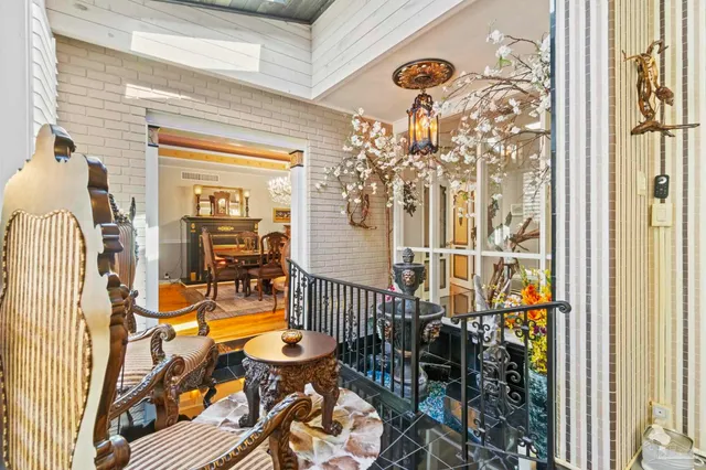 a kitchen with lots of counter top space
