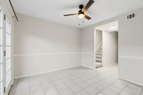 a refrigerator in a kitchen