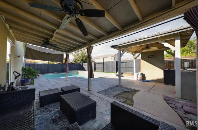 a outdoor space with patio lots of furniture