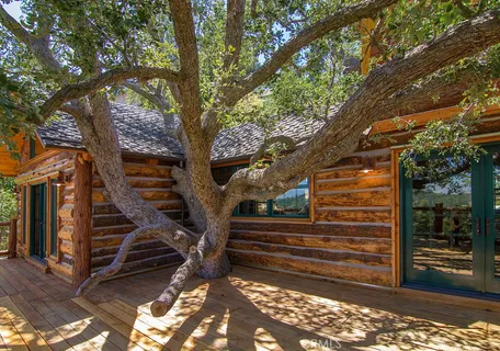 a view of outdoor space and deck