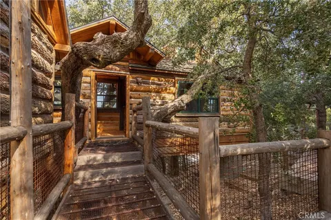 a front view of a house with outdoor space