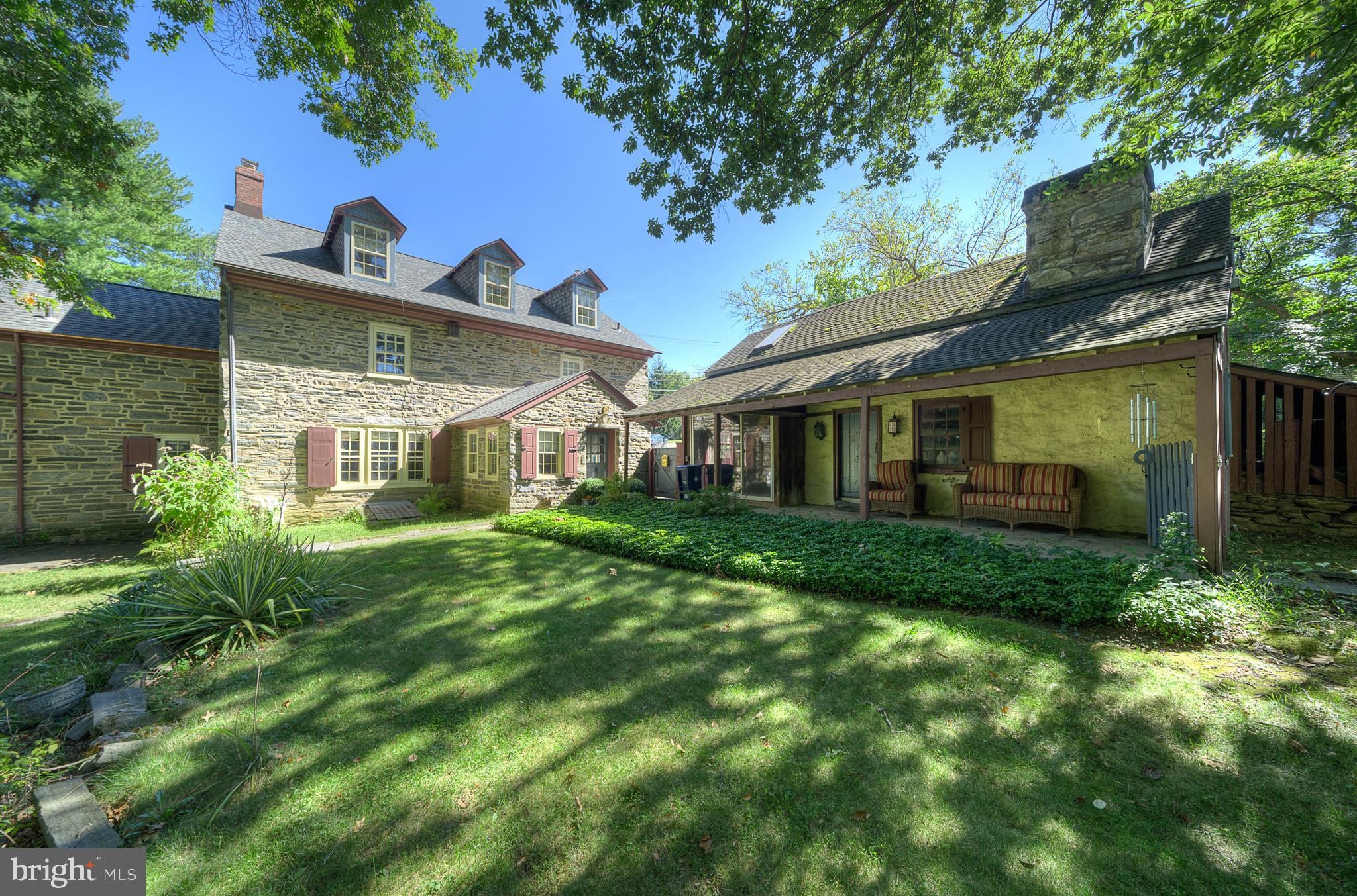 125 East Bells Mill Road Philadelphia, PA 19118 - Photo 1 of 67 Exterior Rear of House w/Summer kitchen and porch