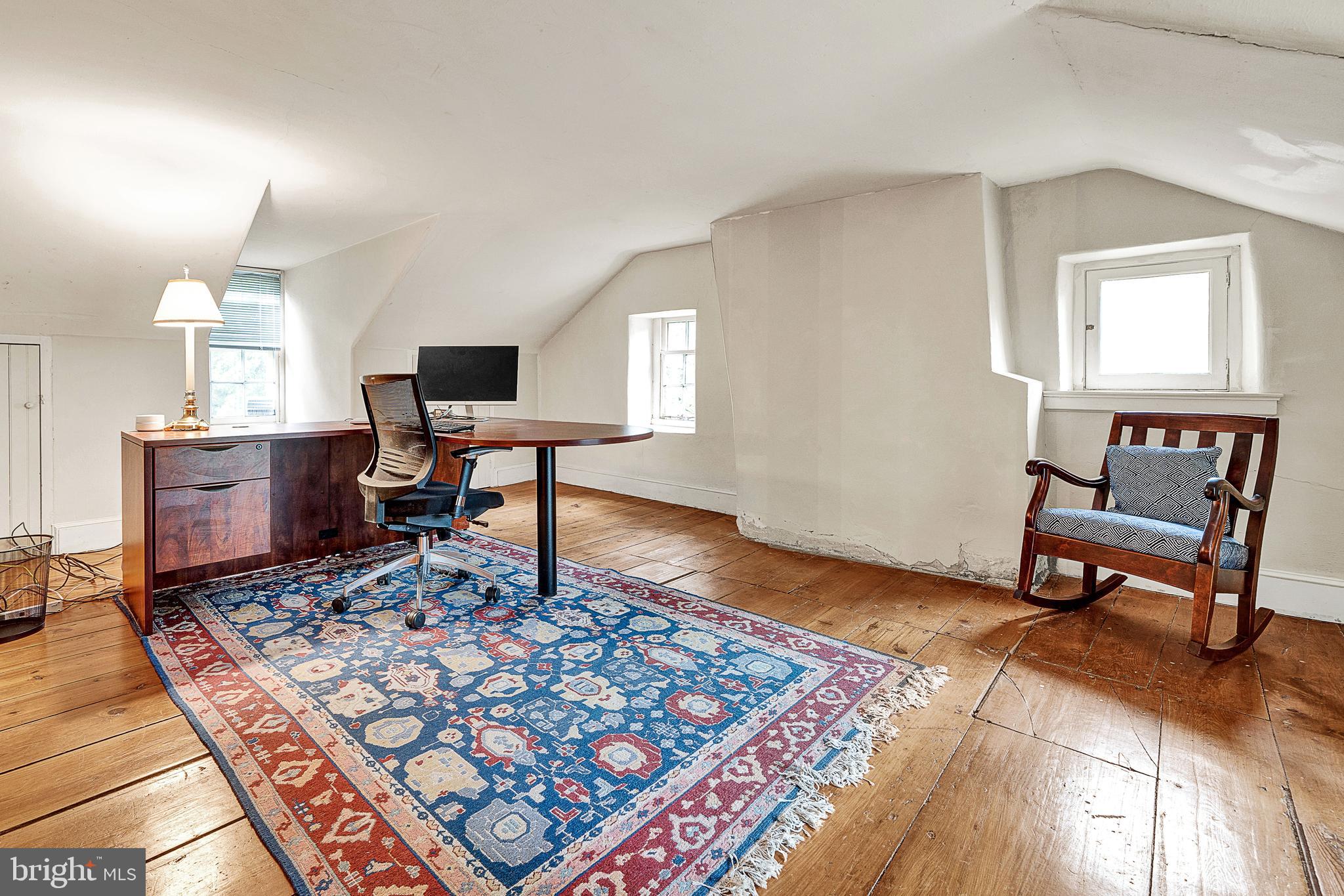 125 East Bells Mill Road Philadelphia, PA 19118 - Photo 53 of 67 Bedroom #4 with 18th Century Floors