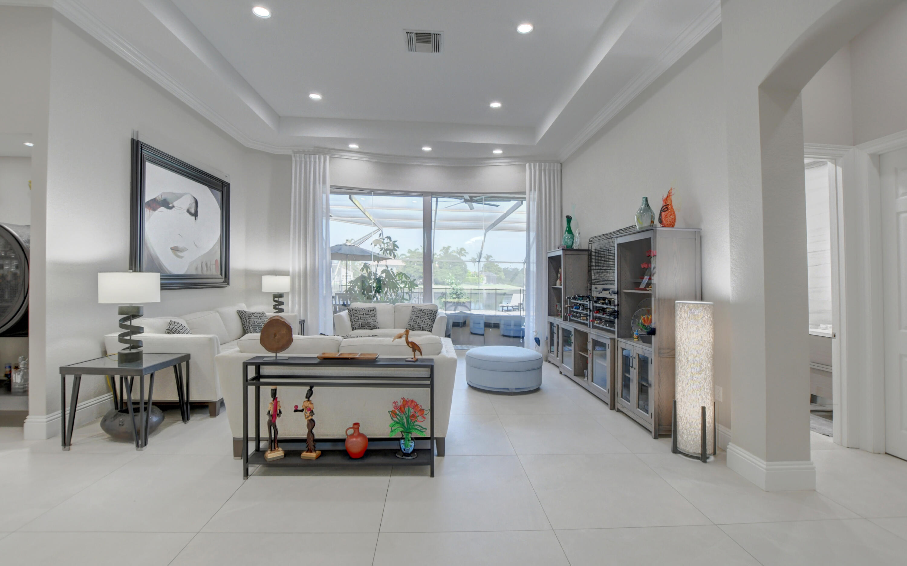 19211 North Creekshore Court Boca Raton, FL 33498 - Photo 14 of 83 Living Room walking into Home
