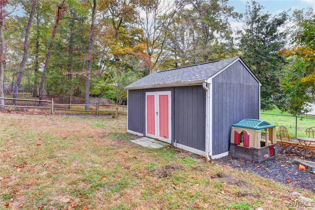 713 Spring Valley Road Colonial Heights, VA 23834 - Photo 37 of 40 View of outbuilding featuring a yard