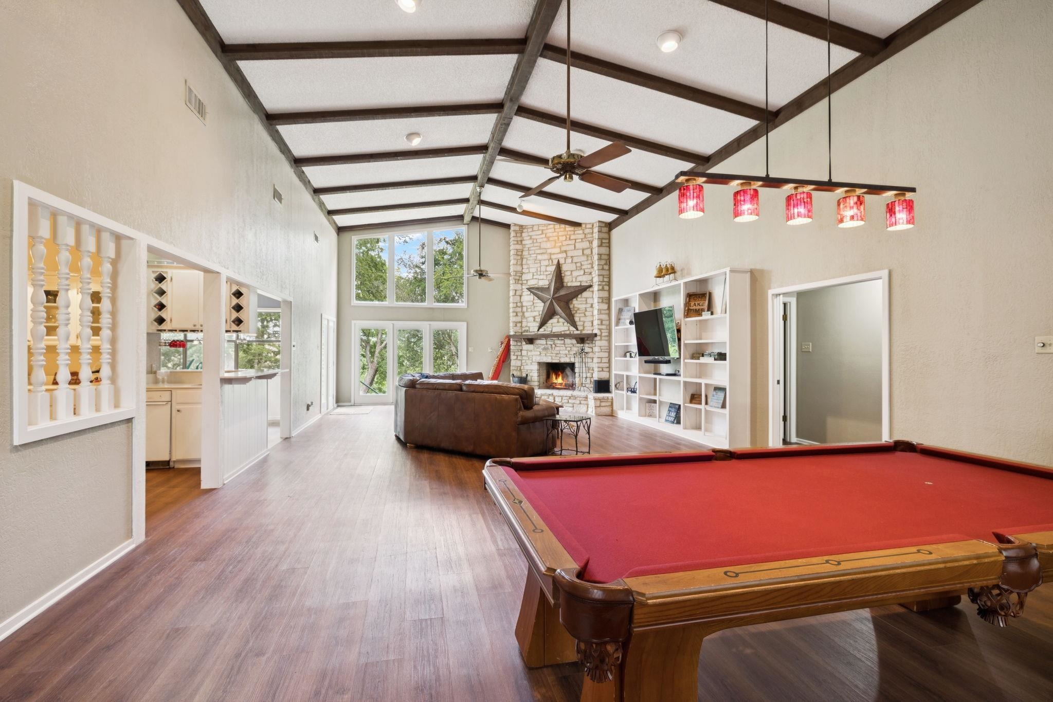 180 Wampum Way Seguin, TX 78155 - Photo 10 of 24 a room with furniture pool table flat screen tv and a table