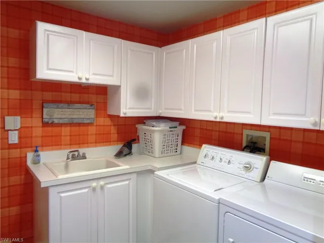a table and chairs in a room