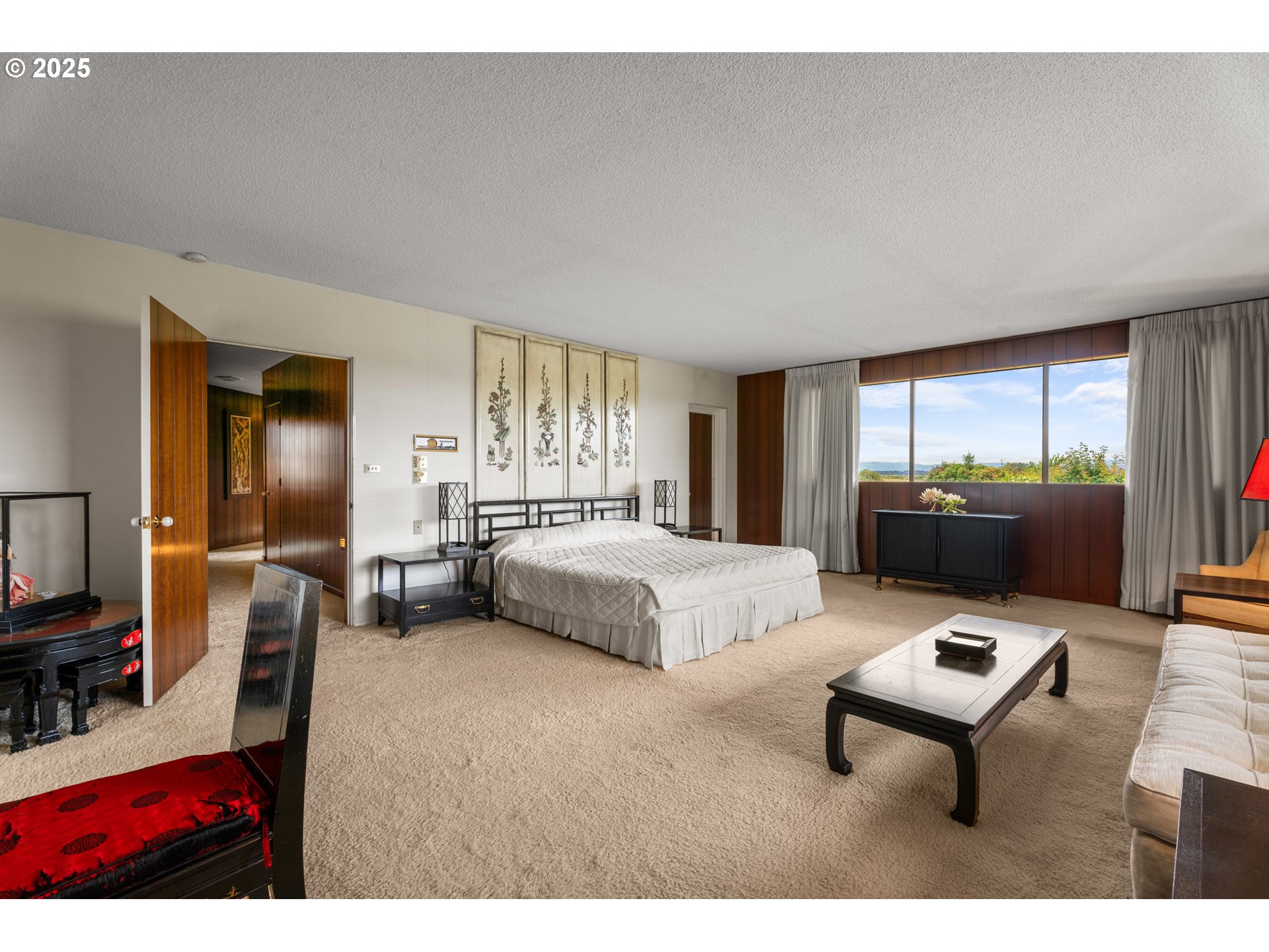 53767 East Honeyman Road Scappoose, OR 97056 - Photo 29 of 46 a bedroom with furniture and a mirror