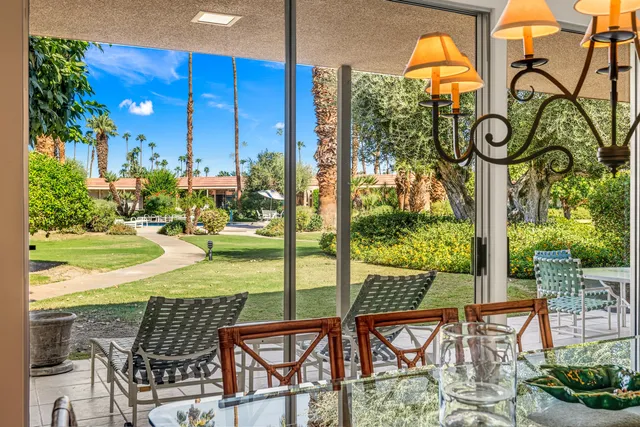 an outdoor view from a swimming pool