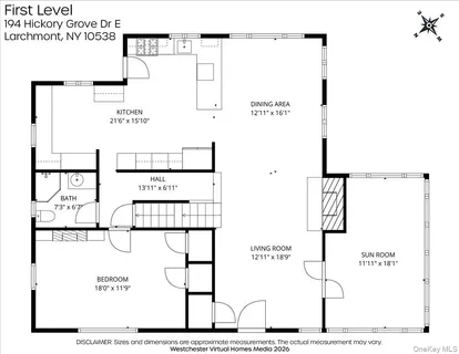 $1,795,000 | 194 Hickory Grove Drive East, Larchmont, NY 10538