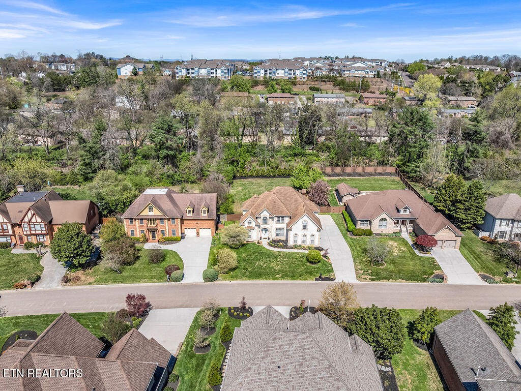 7425 Lawford Road Knoxville, TN 37919 - Photo 57 of 57 an aerial view of residential houses with outdoor space