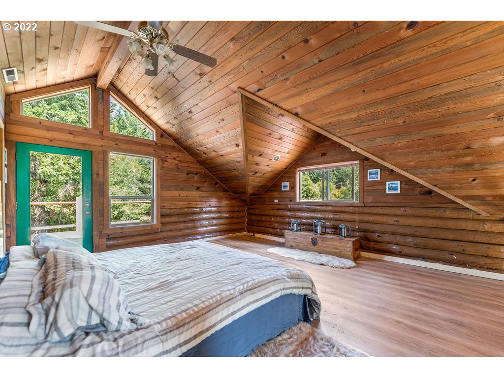 19111 Southeast Langensand Road Sandy, OR 97055 - Photo 14 of 31 a bed room with a bed and a large window